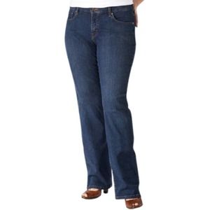 Levi's 512 Perfectly Slimming Plus Size Jeans 16